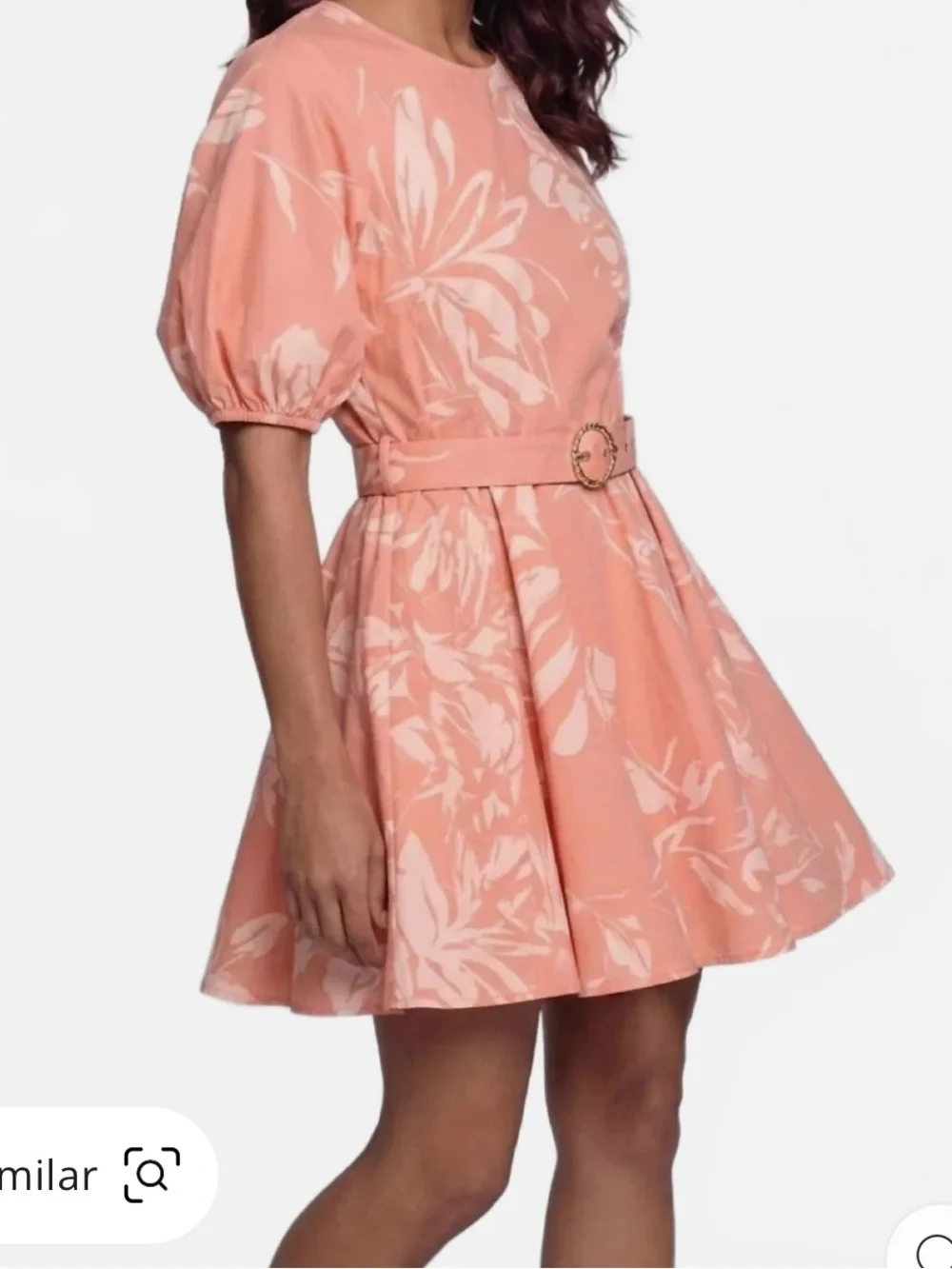 Prosperina Mums The Word Belted Mini Dress NEW W SMALL FLAW - Picture 3 of 10